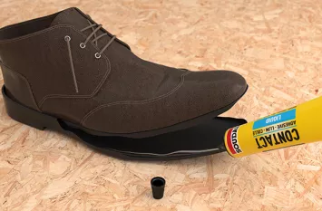 Verkleben von Gummi