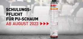 Schulungspflicht für PU-Schäume