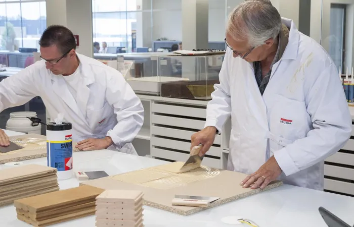 Impressie evenement parketlijm in de Soudal Academy