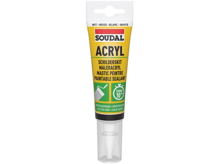 Product shot Maler-Acryl 10 Min. Tube Weiß 80ml